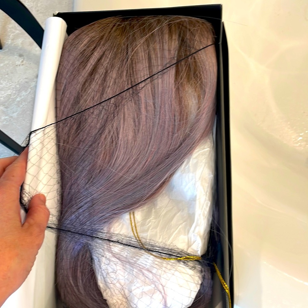 Purple lavender wig Belle tress